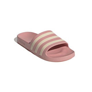 adidas Badeschuhe Adilette Aqua 3-Streifen (Cloudfoam Fußbett, vorgeformter EVA-Riemen) mauve pink - 1 Paar
